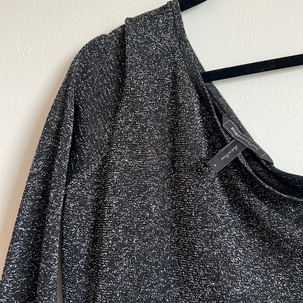 BCBG | S Black Sparkle Mini Dress